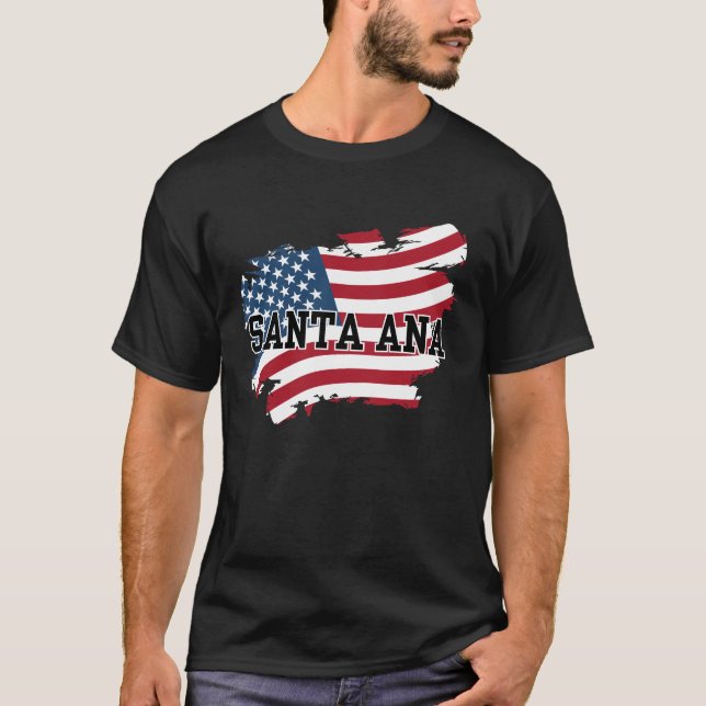Santa Ana USA T Shirt (Framsida)