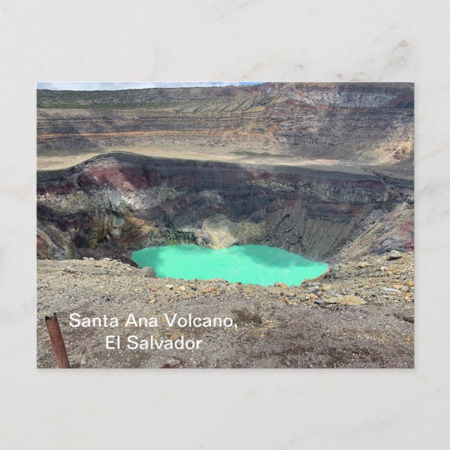 Santa Ana Volcano, El Salvador Vykort (Framsida)