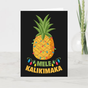 Santa Ananas Julbelysning Hawaiian Mele Kal Kort
