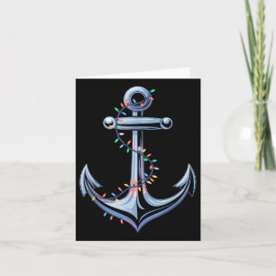 Santa Anchor Coola jul Ljus Boeing Sailing Kort