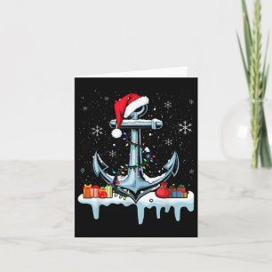 Santa Anchor Coola jul Ljus Boeing Sailing Kort
