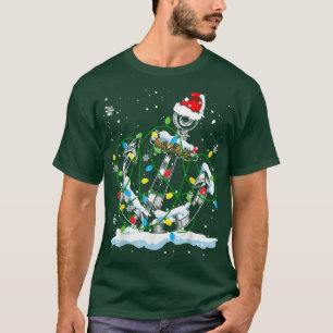 Santa Anchor Coola jul Ljus Boeing Sailing T Shirt