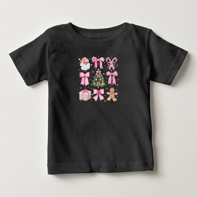 "Santa and Dinosaurs Magic" T Shirt (Framsida)
