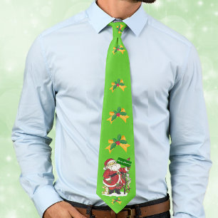 Santa Animals Holly Bow God jul Slips