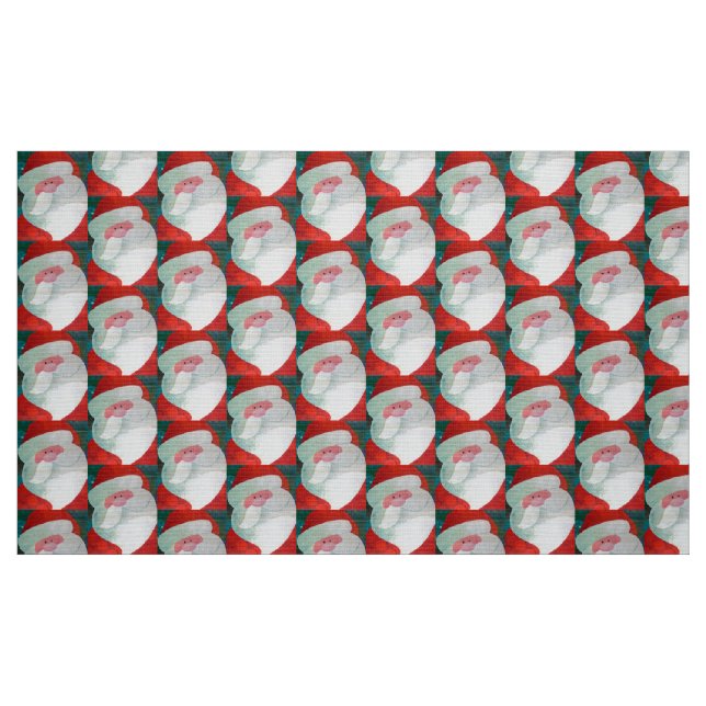 Santa Ansikte Fabric Tyg (Fat Quarter)