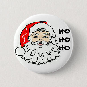 Santa ansikte, HOHOHO Knapp