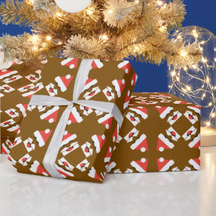 Santa Ansikte Presentpapper