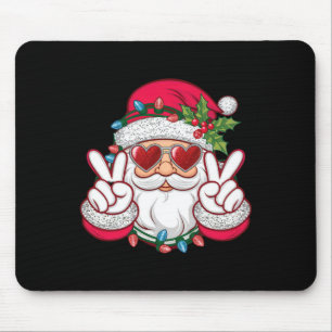 Santa Ansikte Retro Sungles jul Julafton Manar Kvi Musmatta