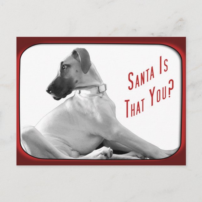 Santa är du helg vykort (Framsida)