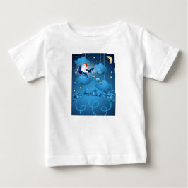 Santa är på väg mot Baby T-Shirt