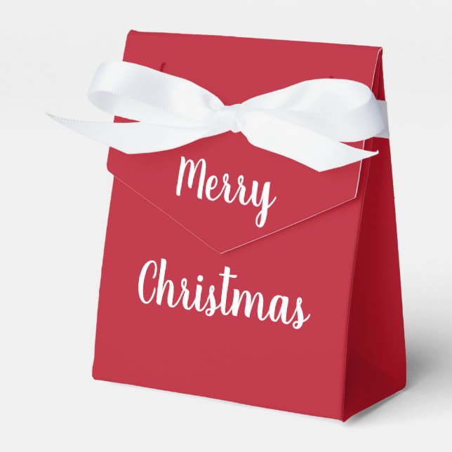 Santa är Real Favor Box Presentaskar (Framsidan Sidan)