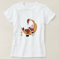 Santa Asov på Måne Tshirts och presenter