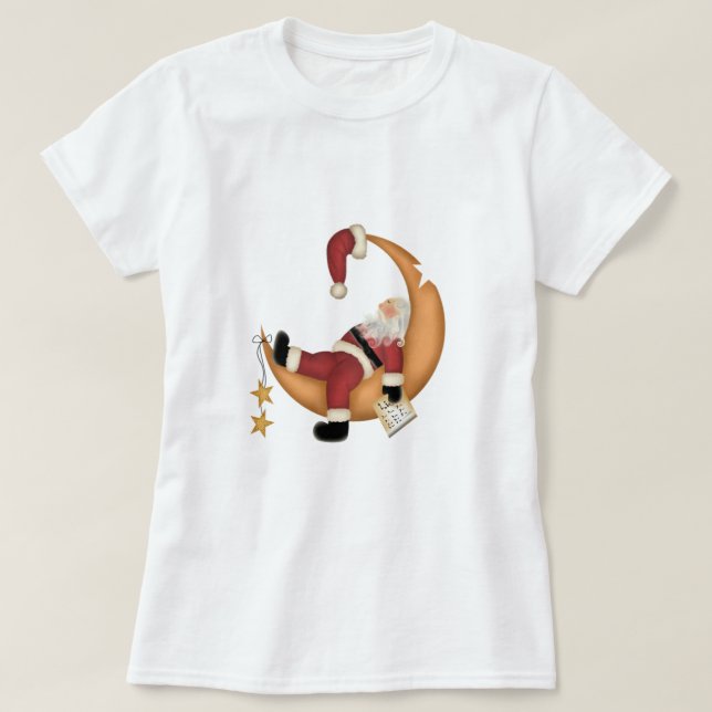 Santa Asov på Måne Tshirts och presenter (Design framsida)
