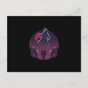 Santa Astronaut Vykort