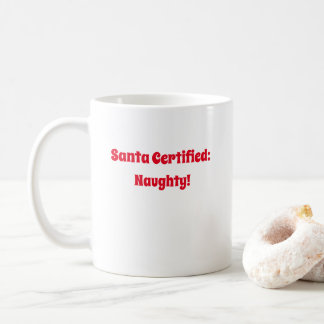 Santa Auktoriserad Naughty Kaffemugg