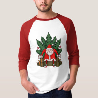 SANTA AV HOODIEN OCH MER FÖR BISKOPSSTOLJULTRÖJA TEE SHIRT