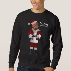 Santa avfyras du! lång ärmad tröja