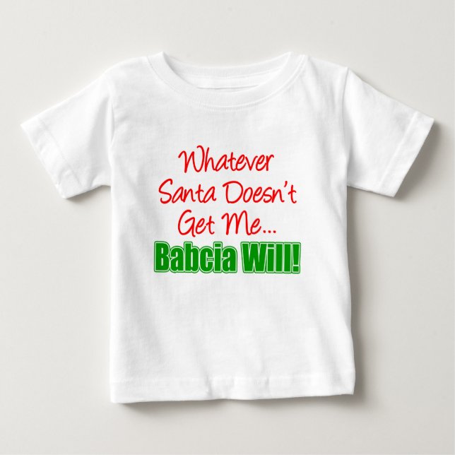 Santa Babcia Will T-shirt (Framsida)