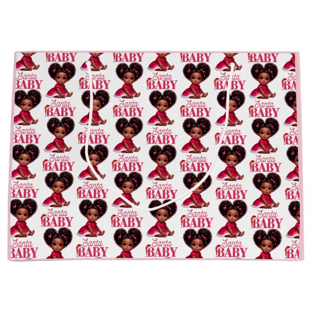 Santa Baby Afro Puff Infant Girl jul jul (Framsidan)