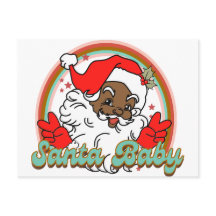 Santa Baby Black Jultomten Melanin jul
