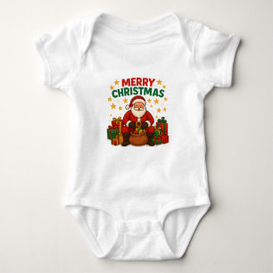 Santa Baby-bodysuit – God Jul presentidéer T Shirt