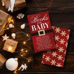 Santa Baby | Bokar för Baby för julgranar Tilläggskort<br><div class="desc">Bokar för baby-kort är perfekt för alla som har en babydusch i julas. Ta bara med dessa kort när du skickar ut dina matchande babyduschinbjudningar, så kan dina gäster ta med dig en bok i stället för ett kort till babyduschen så att du kan bygga en bibliotek för din lilla....</div>