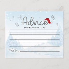 Santa Baby budgeterade babyvykort