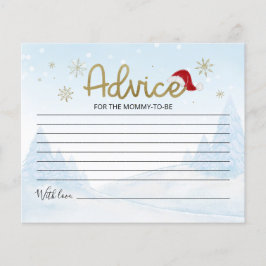 Santa Baby budgeterade babyvykort