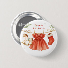 Santa Baby Christmas Clothesline Girl Baby Shower  Knapp