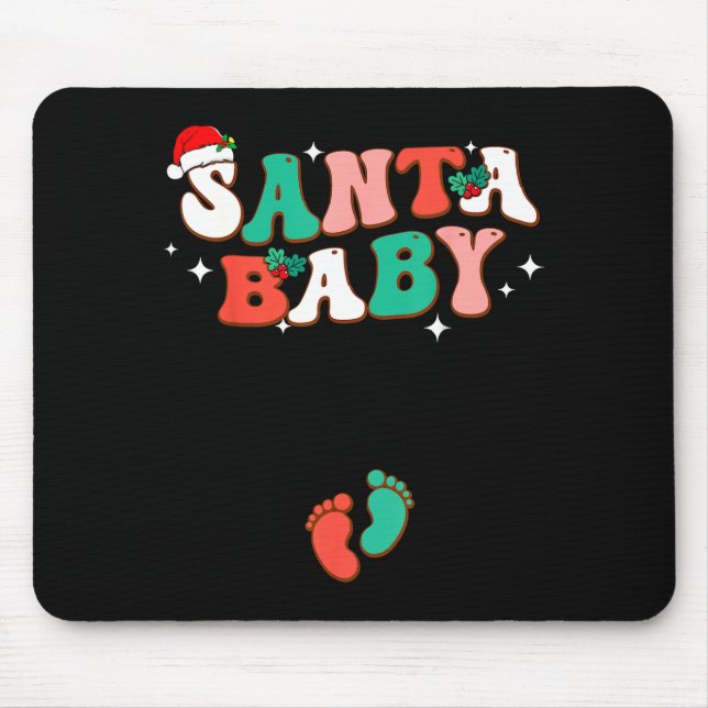Santa Baby Christmas Pregnancy Announcement Pregna Musmatta (Framsidan)