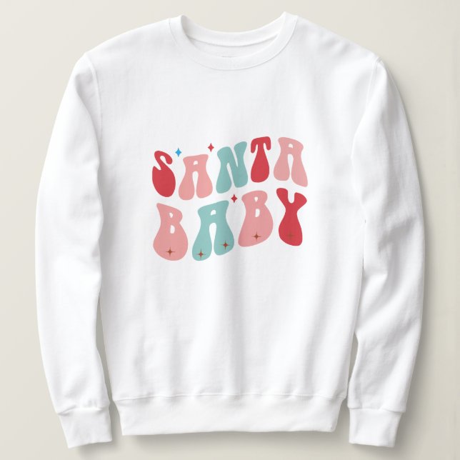 Santa baby christmas t shirt (Design framsida)