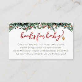 Santa Baby Clothesline Books for Baby Cards Tilläggskort