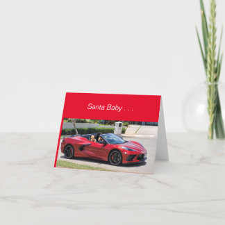 Santa Baby. . . Corvette Tack Kort