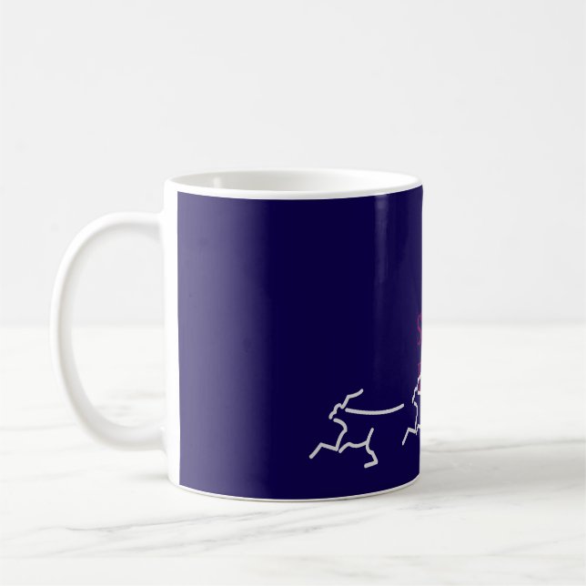 Santa Baby: Festive and Flirty Helgdag Cheer" Kaffemugg (Vänster)