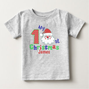 Santa Baby Första julen Personlig T-Shirt