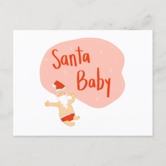 Santa Baby Funny jul Vykort