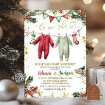 Santa Baby Hängande Kläder Könsuppenbarelse