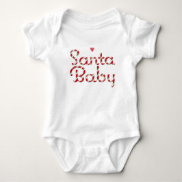 Santa Baby Helgdag Candy cane Bodykostydräkt T Shirt