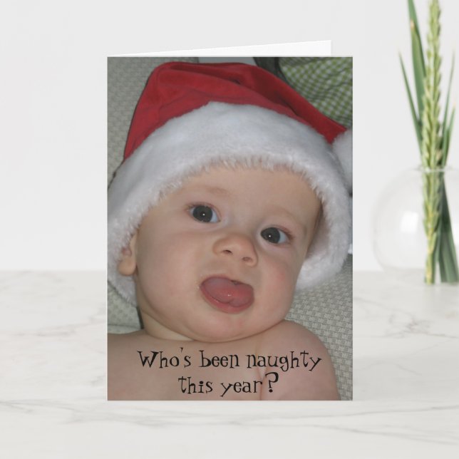 Santa Baby Helgkort (Framsida)