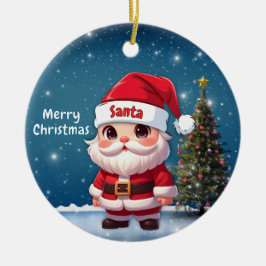 Santa Baby hjort, kalv, dovhjort, ren🦌 🎄 Julgransprydnad Keramik