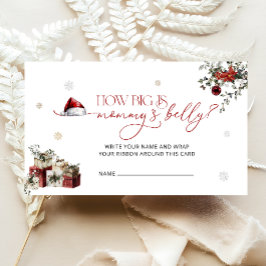 Santa Baby hur stor Mamma är Belly Tilläggskort