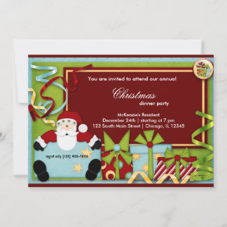 Santa Baby Inbjudningar
