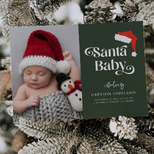 Santa Baby jul, Baby, fotoutställning Meddelande