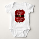 Santa Baby | Jul Baby T Shirt<br><div class="desc">En del av julduschen i Santa Baby är perfekt för det nyaste tillskottet av din familj denna jultid. Matchande babyduschobjekt finns i samlingen.</div>