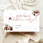Santa Baby jul Hur många kanor? Tilläggskort<br><div class="desc">Denna punkt skapar en perfekt i feststämning för att fira en babydusch under vintern,  där julsäsongens värme blandas med känslan av att välkomna ett nyfödd bebis. Matchande objekt är tillgängliga.</div>