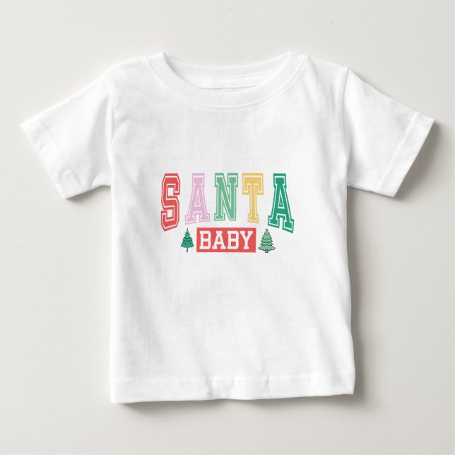Santa Baby - Jul T Shirt (Framsida)