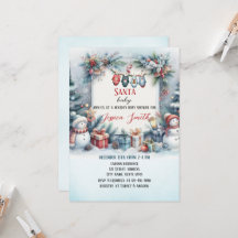 Santa Baby Jul Vinter Baby Shower