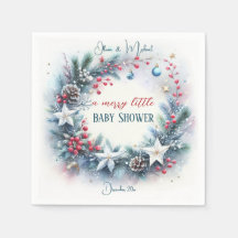 Santa Baby Jul Vinter Baby Shower