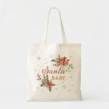 Santa Baby jul Winter Retro Livsmedel Shopping