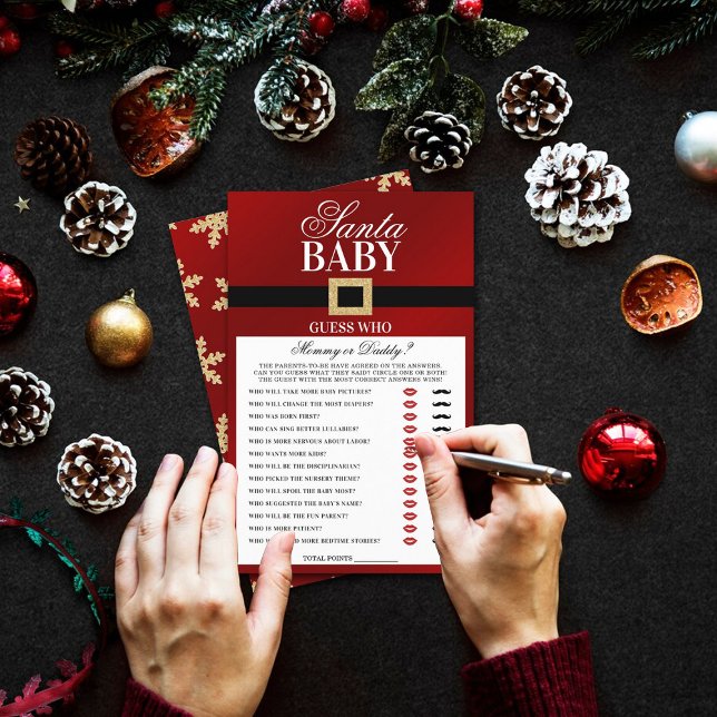Santa Baby | Julbabyskor Gissa vem som spelar (Skapare uppladdad)